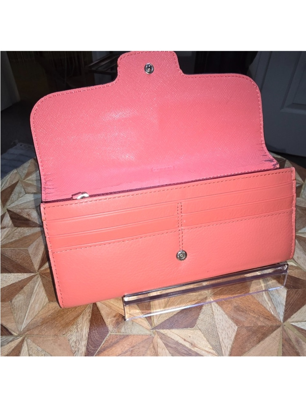 Coach Coral Taylor Slim Envelope Wallet - Picture 8 of 12
